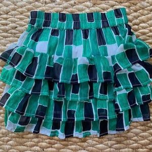 Tiered comfy girls' skirt